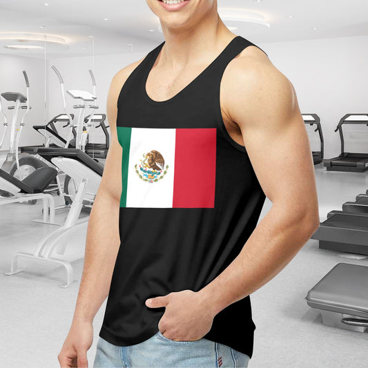 Mexico Flag Men's Tank Top (Front Printing) | Ships from USA