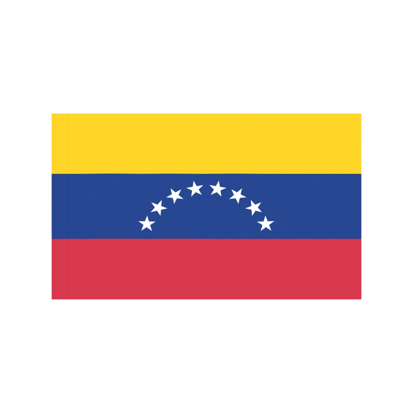 Luv My Flag: Venezuelan flag with yellow, blue, red stripes.
