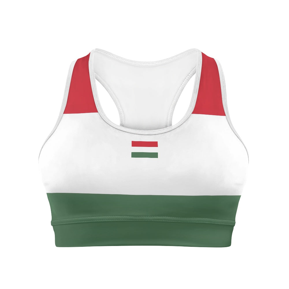 Hungary Flag Inspired Women's Sports Vest