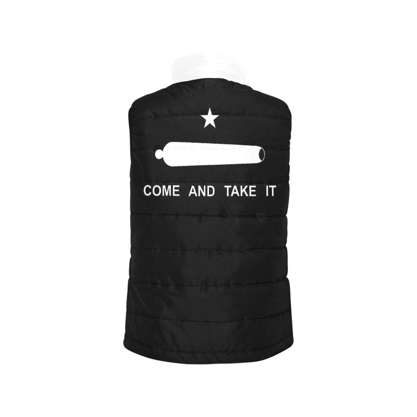 Come and Take It Flag Inspired Women's Padded Vest