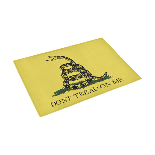 Gadsden Flag Inspired Doormat 30" x 18" (Sponge Material)