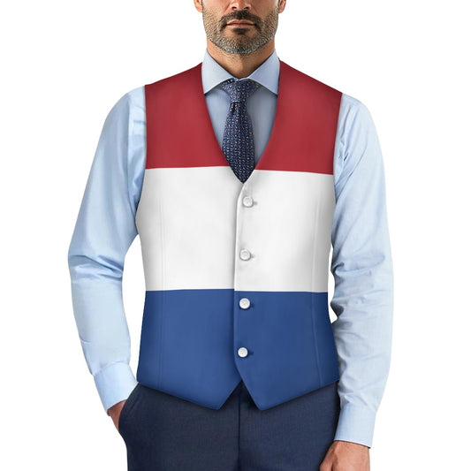 Netherlands Flag Suit vest jacket
