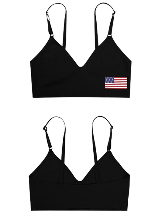 USA/American Flag Women's Seamless Bra | Ships from USA