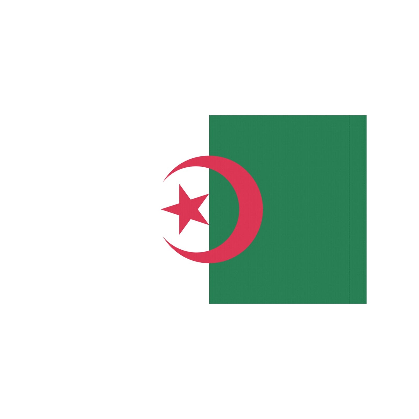 Luv My Flag Algeria design, featuring crescent and star.
