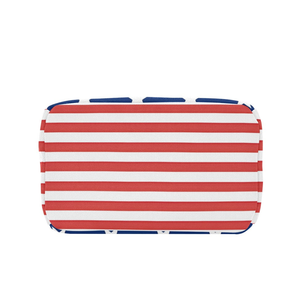USA/American Flag Inspired Insulated Lunch Bag