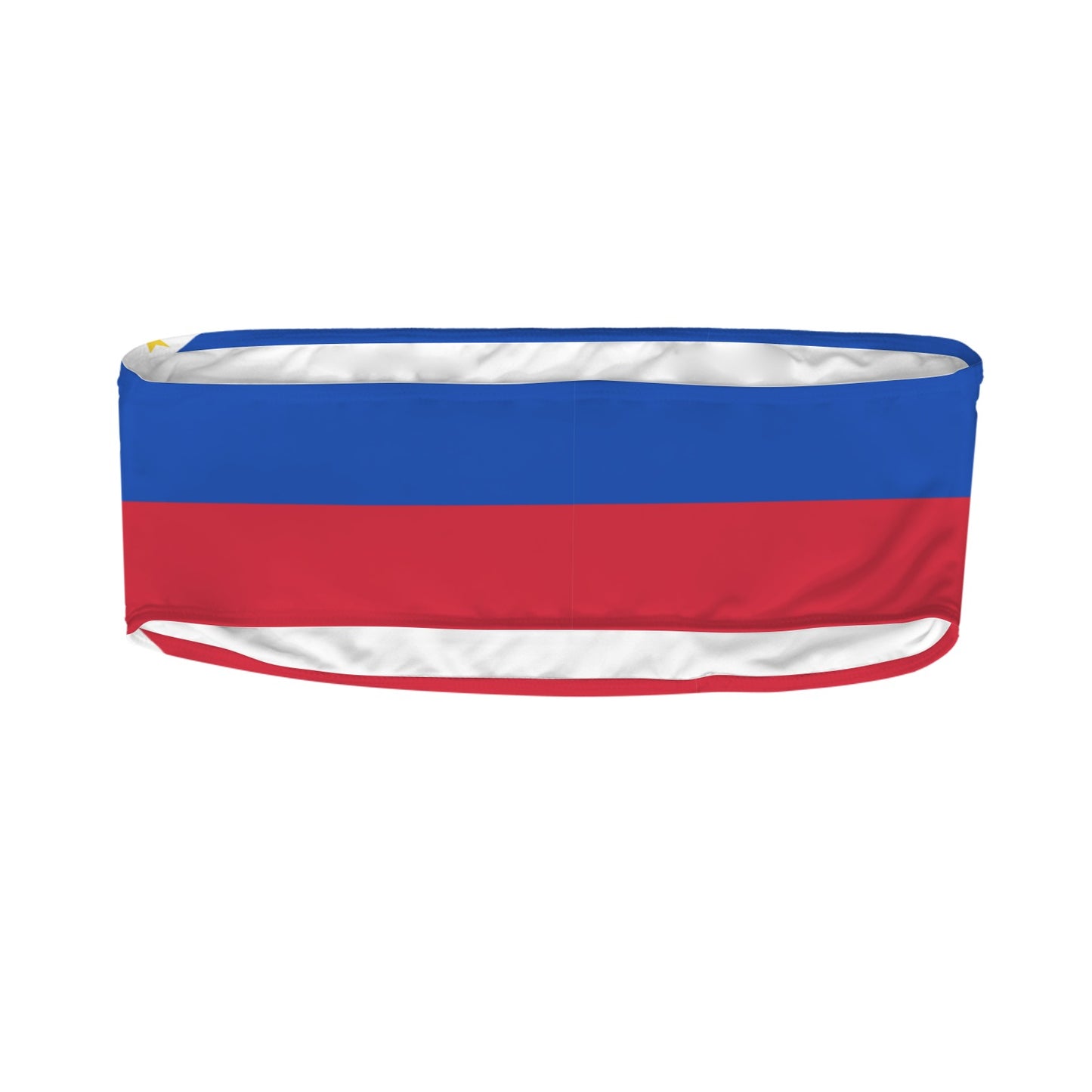 Philippines Flag Inspired Bandeau Tube Bikini Top