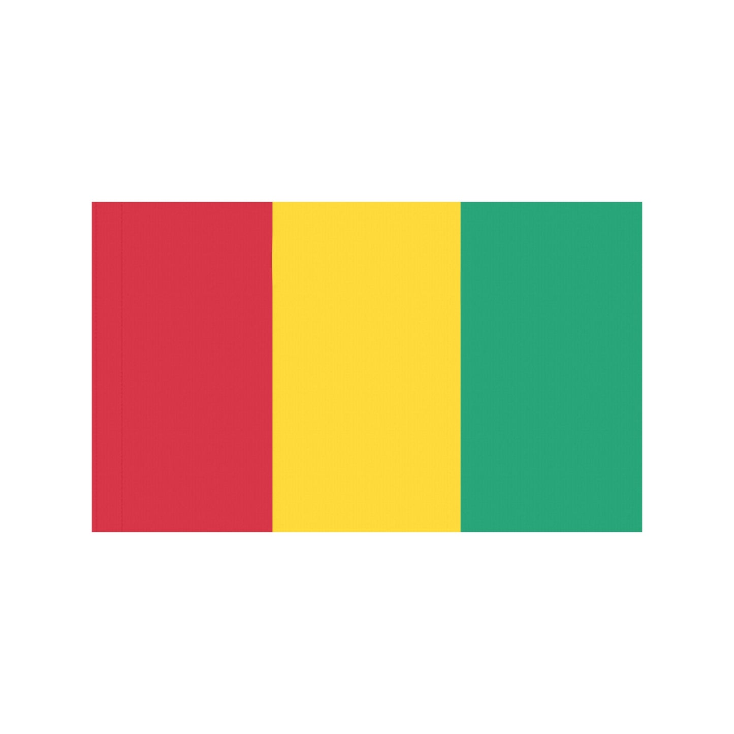 Red, yellow, green flag by Luv My Flag. Vertical stripes.