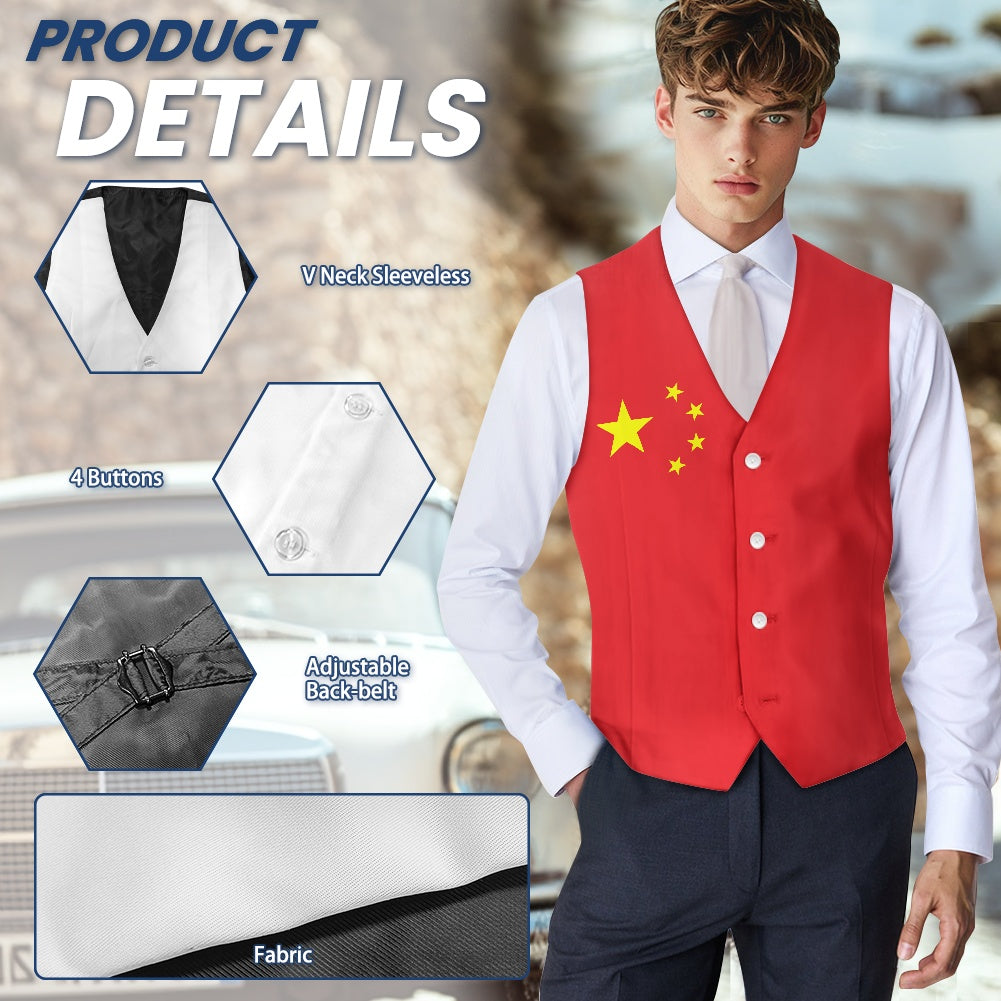 China Flag Suit vest jacket
