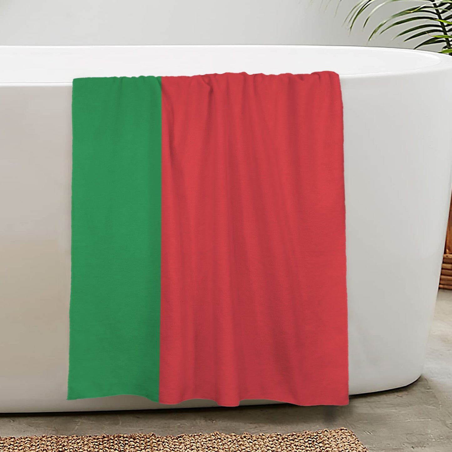 Belarus Flag Inspired Custom Bath Towel 29"x58"(Made in USA)