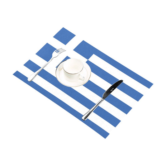Greece Flag Placemats 12" x 18" (Set of 6)