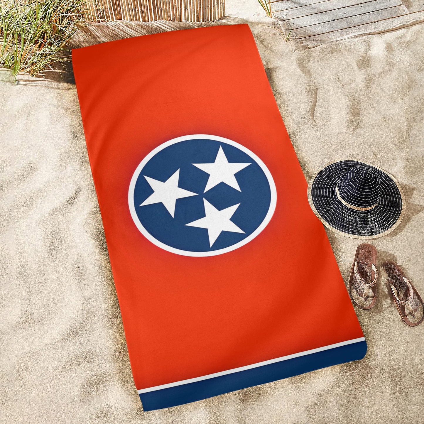 Tennessee Flag Beach Towel 31"x71" (Made in USA)