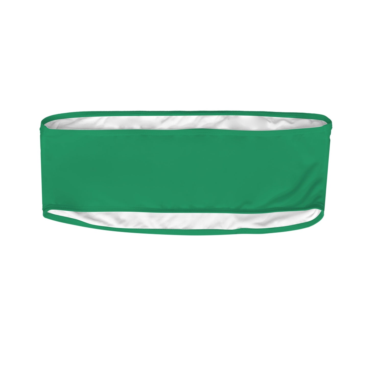 Brazil Flag Inspired Bandeau Tube Bikini Top