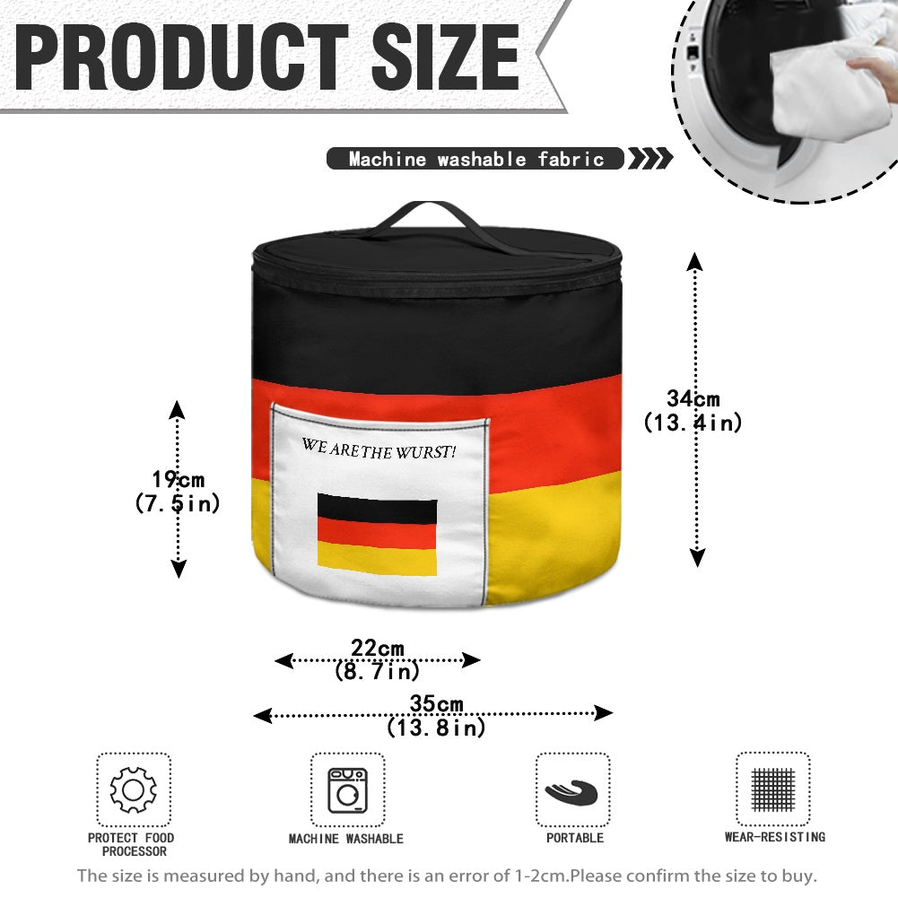 Germany Flag Inspired "WE ARE THE WURST" Electric Pressure Cooker Insulation Bag