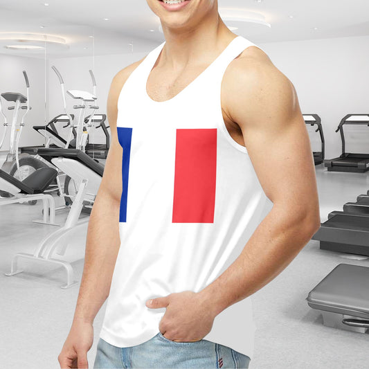 France Flag Men's Tank Top (Front Printing) | Ships from USA