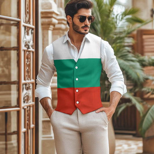 Bulgaria Flag Suit vest jacket
