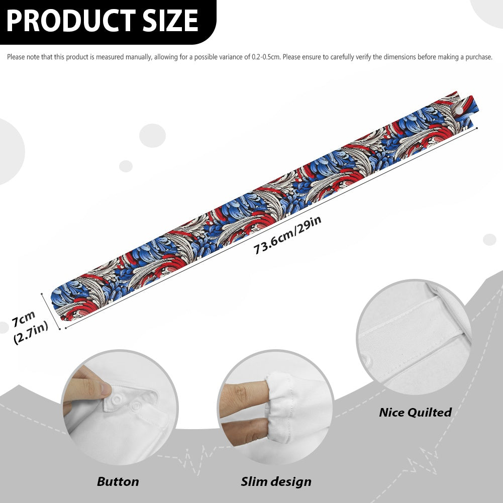 USA/American Flag Inspired Floral/Paisley Pattern Stethoscope Protective Cover