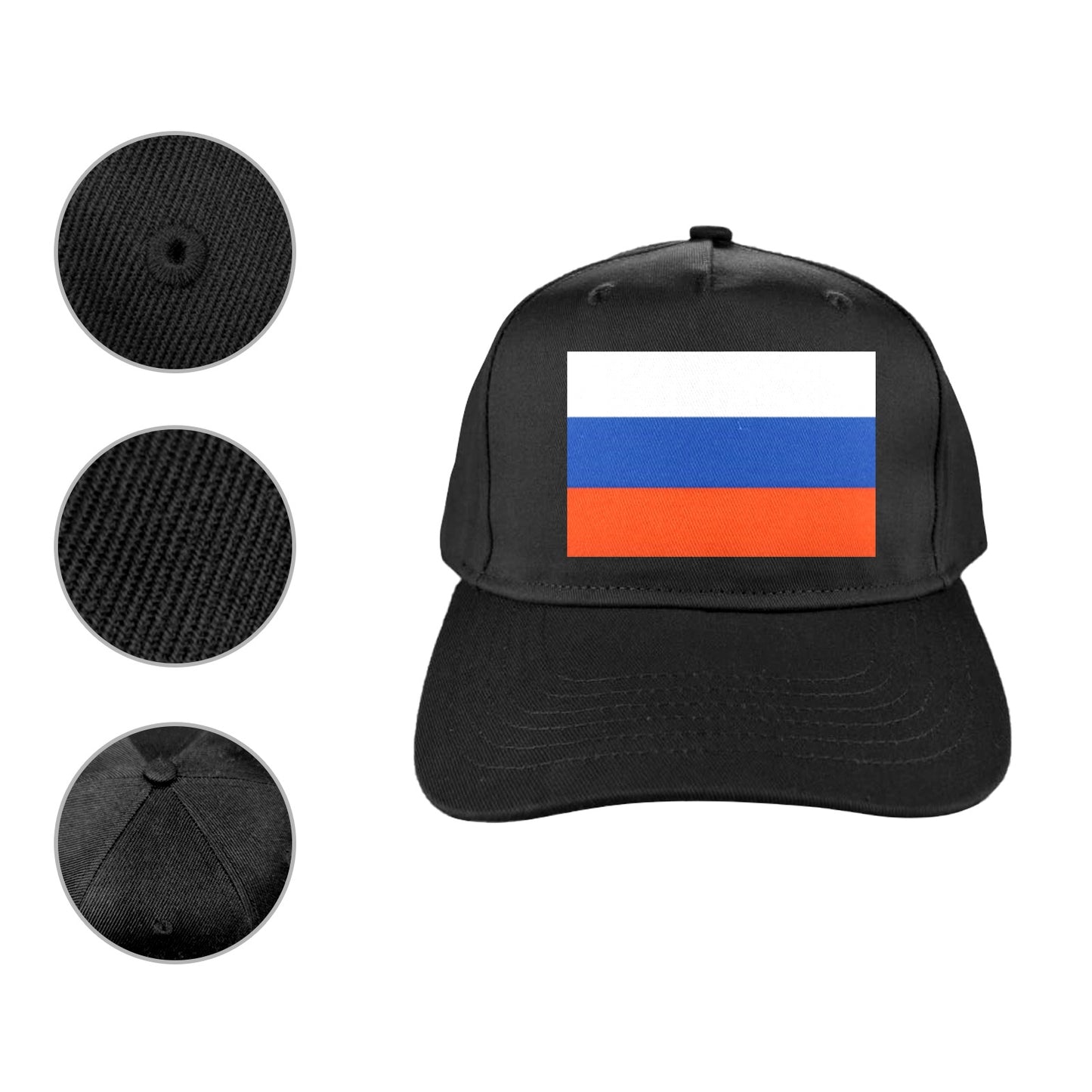 Russia Flag Baseball Cap (Made in USA)