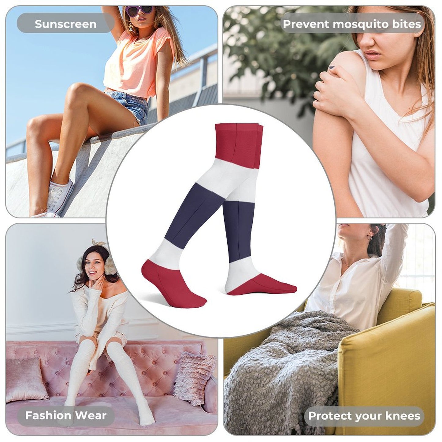 Thailand Flag Trendy Stockings(Long)