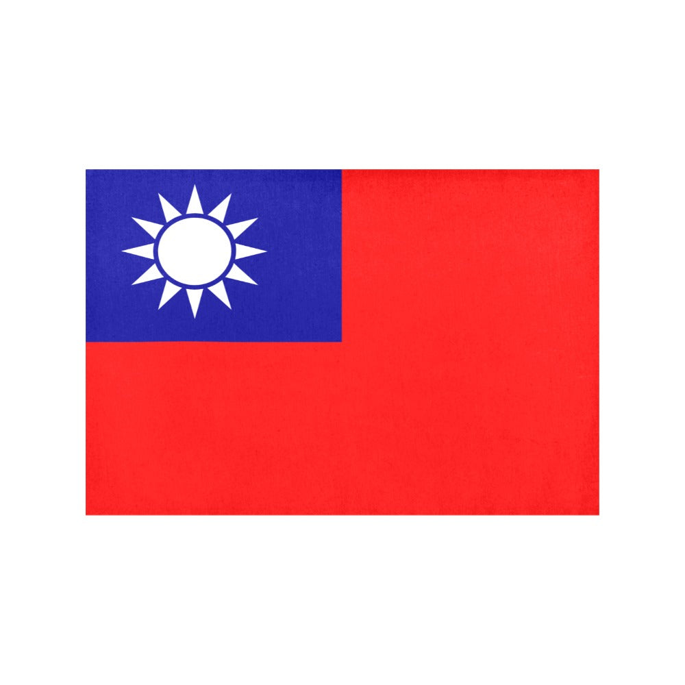 Taiwan Flag Placemats 12" x 18" (Set of 6)
