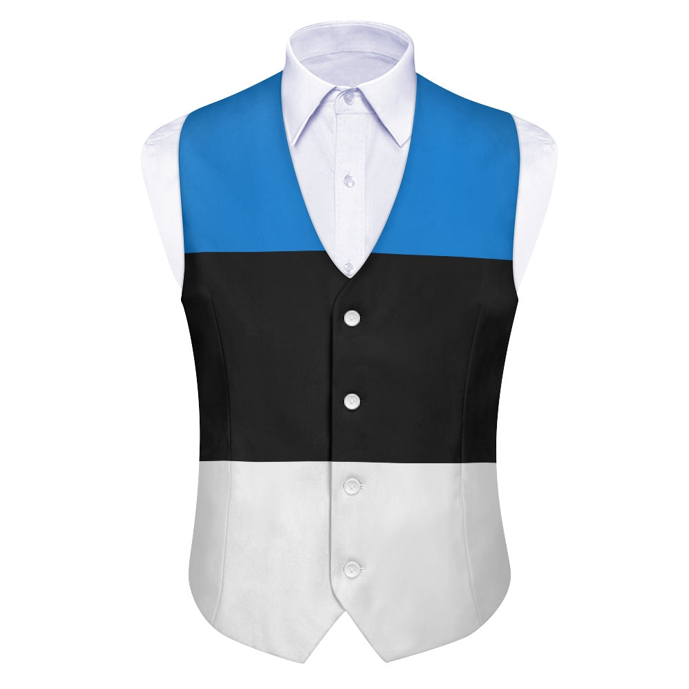Estonia Flag Suit vest jacket