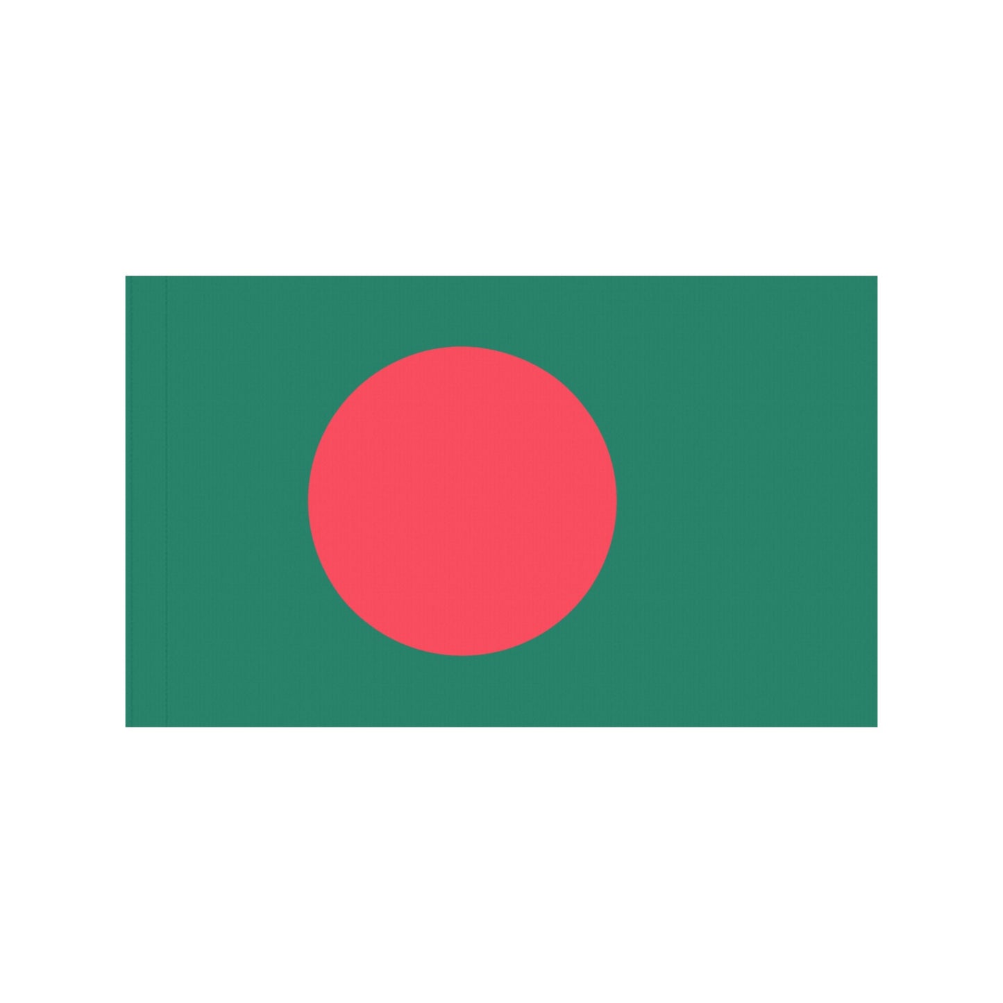 Luv My Flag Bangladesh flag, green with red circle.