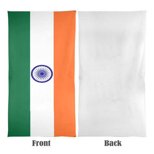 India Flag Beach Towel 31"x71" (Made in USA)