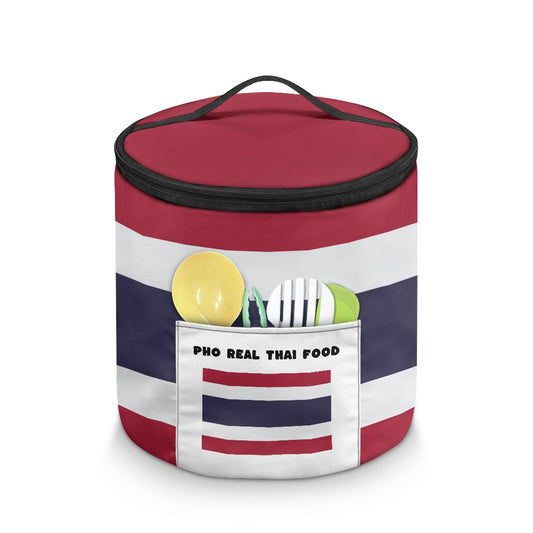 Thailand Flag Inspired "Pho Real Thai Food" Electric Pressure Cooker Insulation Bag