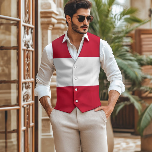Austria Flag Suit vest jacket
