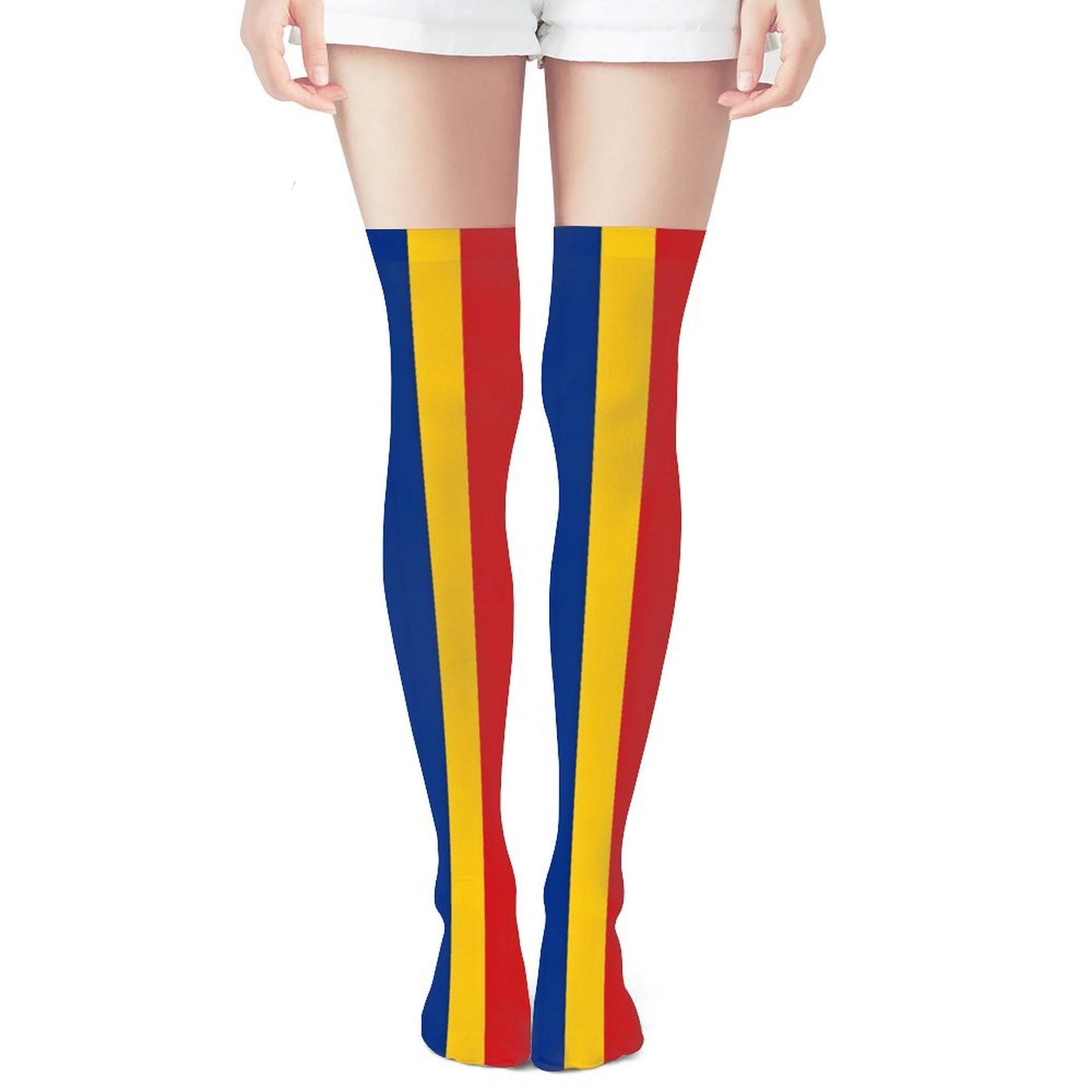 Romania Flag Trendy Stockings(Long)