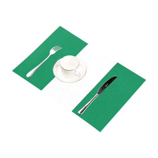 Nigeria Flag Placemats 12" x 18" (Set of 6)