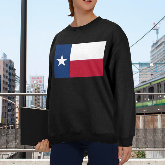 Texas Flag Unisex Fleece Sweatshirt (Made in the USA)