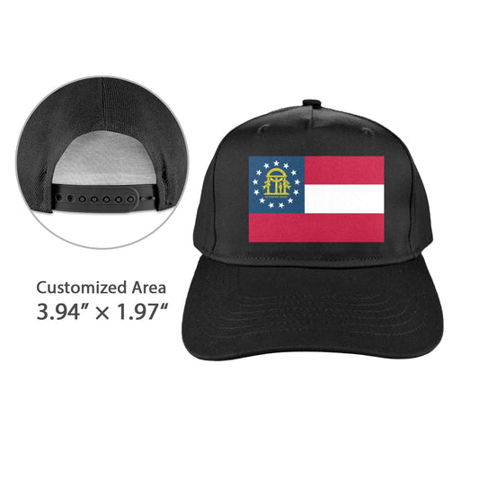 Georgia Flag Baseball Cap (Made in USA)