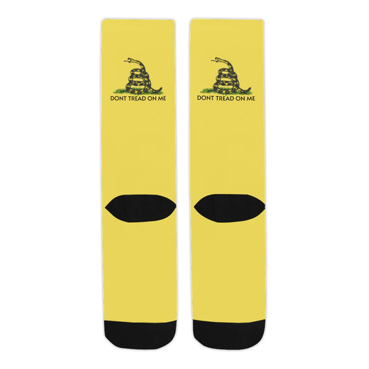 Gadsden Flag Inspired Socks Crew Socks | Ships from USA