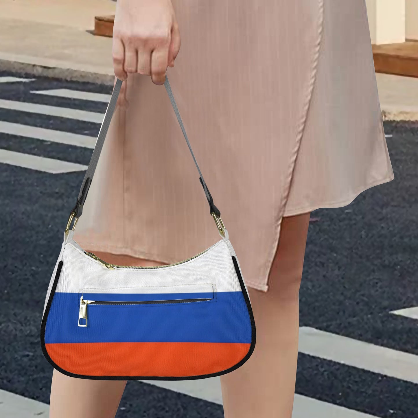 Russia Flag Inspired Women's Shoulder Bag