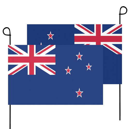 Two New Zealand flags by Luv My Flag company.