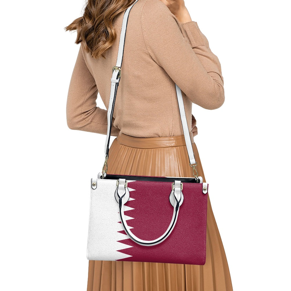 Quatar Ladies PU handbag - Luv My Flag