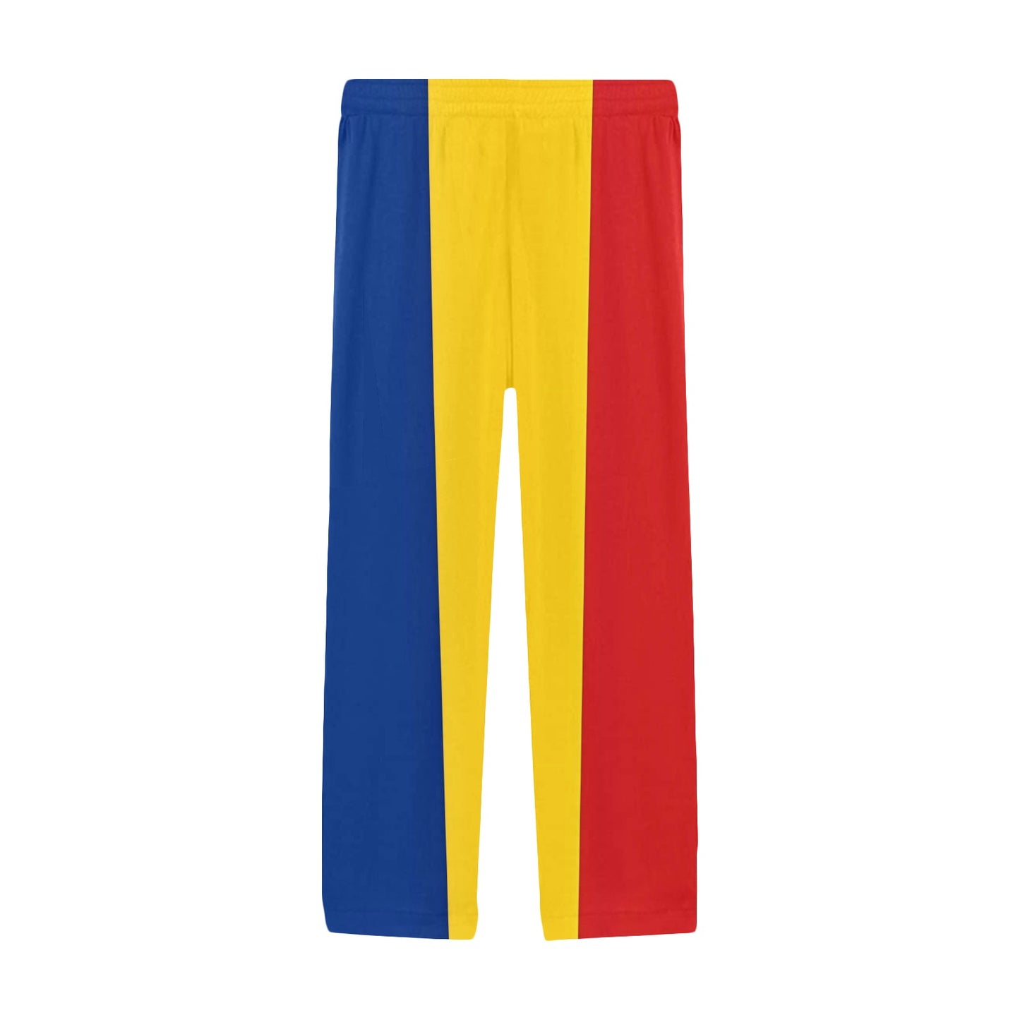 Romania Flag Inspired Men’s Pajama Trousers with Pockets (Made in the USA)