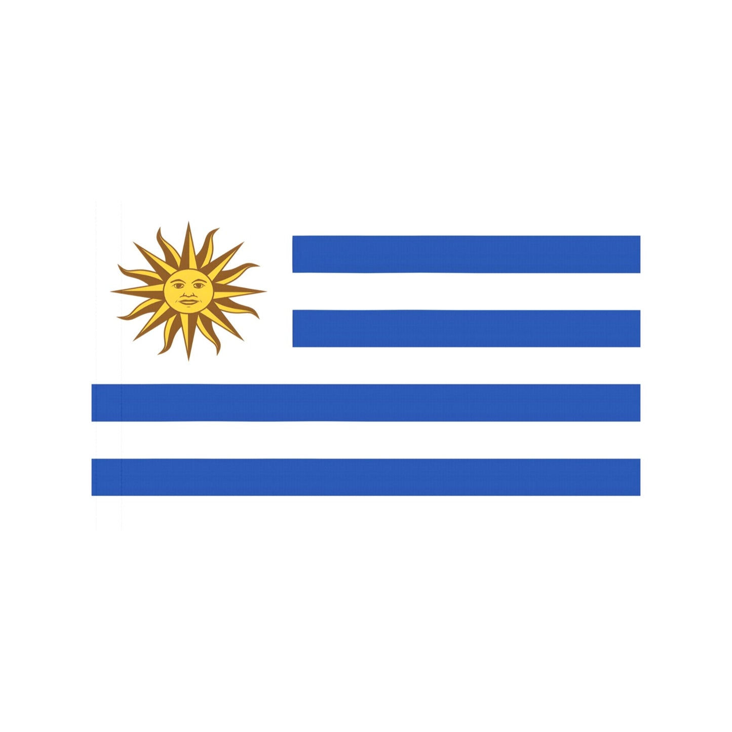 Uruguay flag with sun by Luv My Flag brand.