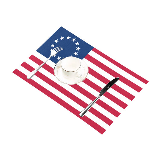 Betsy Ross Flag Placemats 12" x 18" (Set of 6)