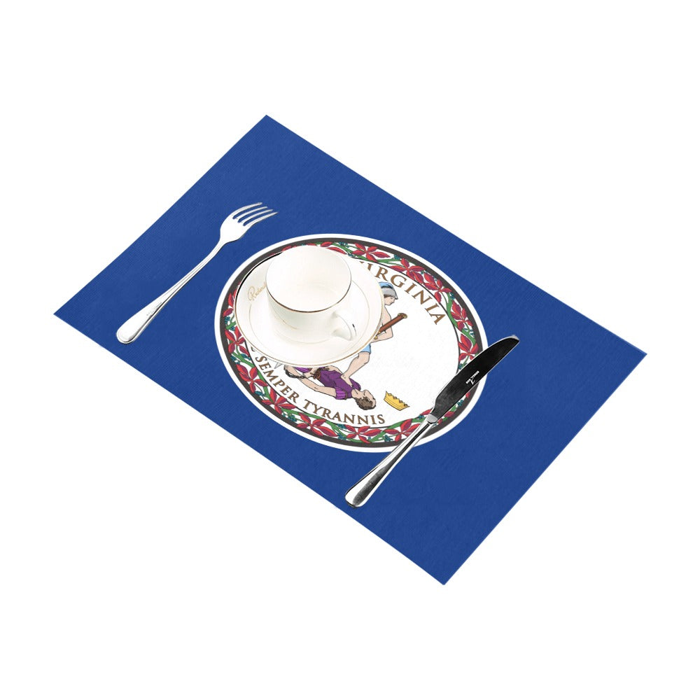 Virginia Flag Placemats 12" x 18" (Set of 6)