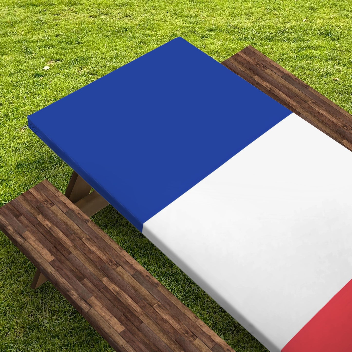 France Flag Picnic Table Cover (72" x 30") (Made in the USA)