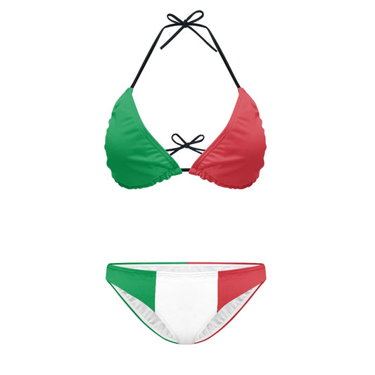 Italy Flag Inspired Women's Bikini