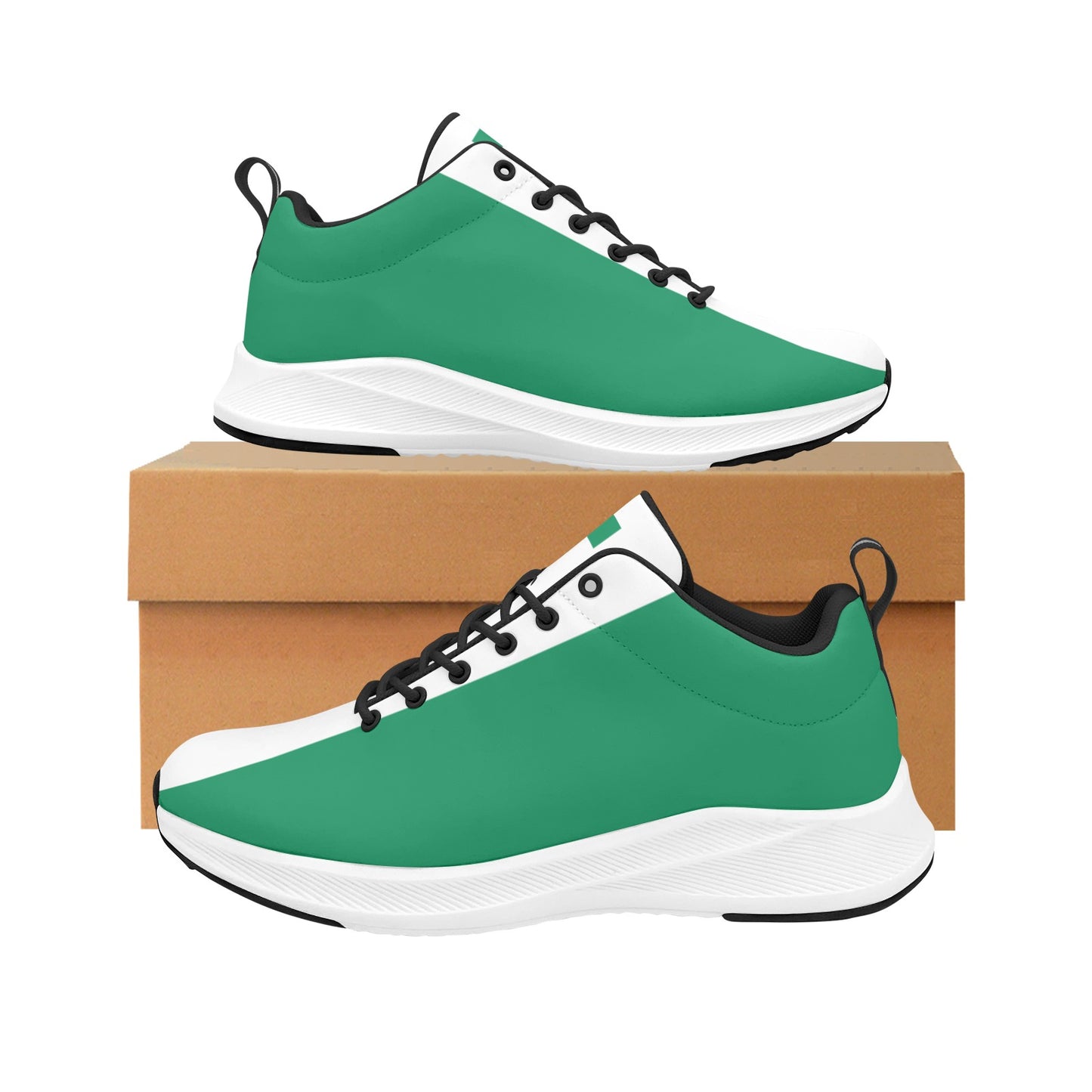 Nigeria Flag Inspired Men's Alpha Running Shoes
