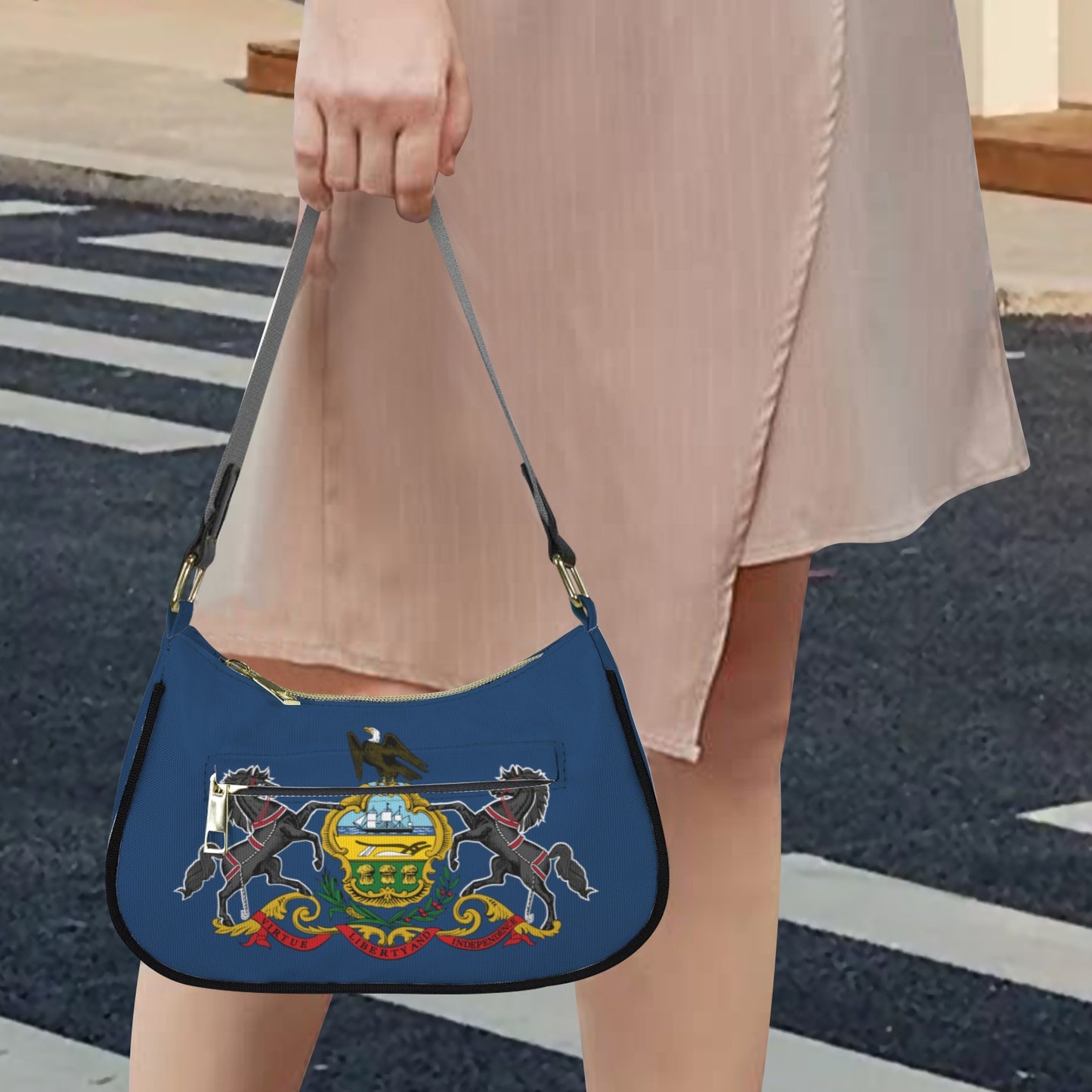 Pennsylvania Flag Inspired Women's Shoulder Bag