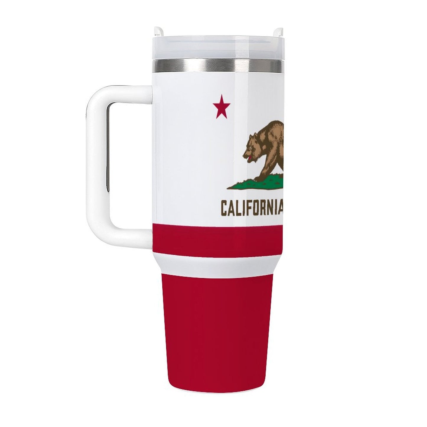 California State Flag 40 oz Stainless Steel Tumbler - USA Made