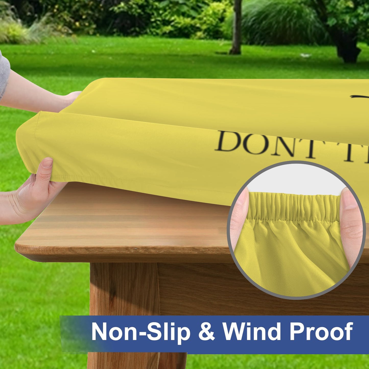 Gadsden Flag Picnic Table Cover (72" x 30") (Made in the USA)