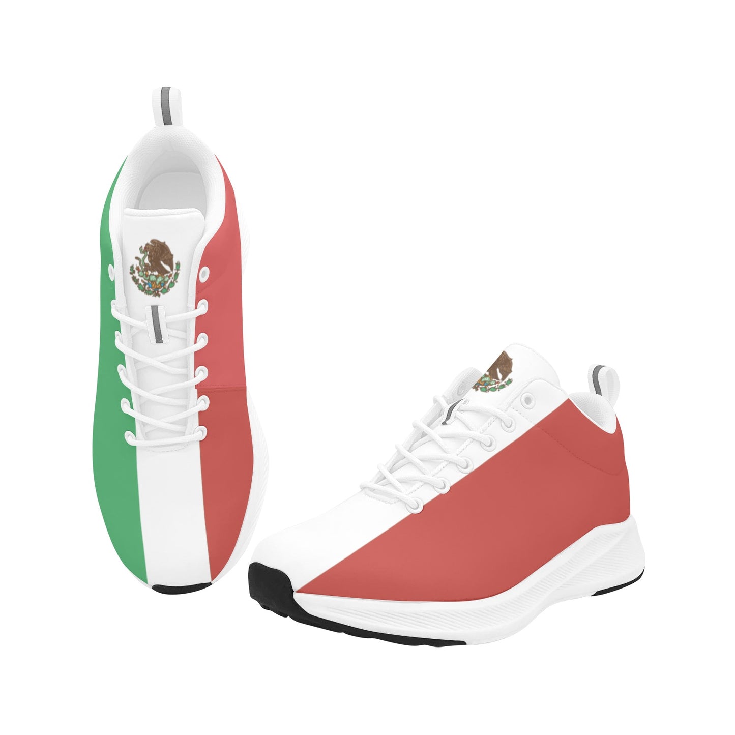 Mexico Flag Inspired Women's Alpha Running Shoes (white)