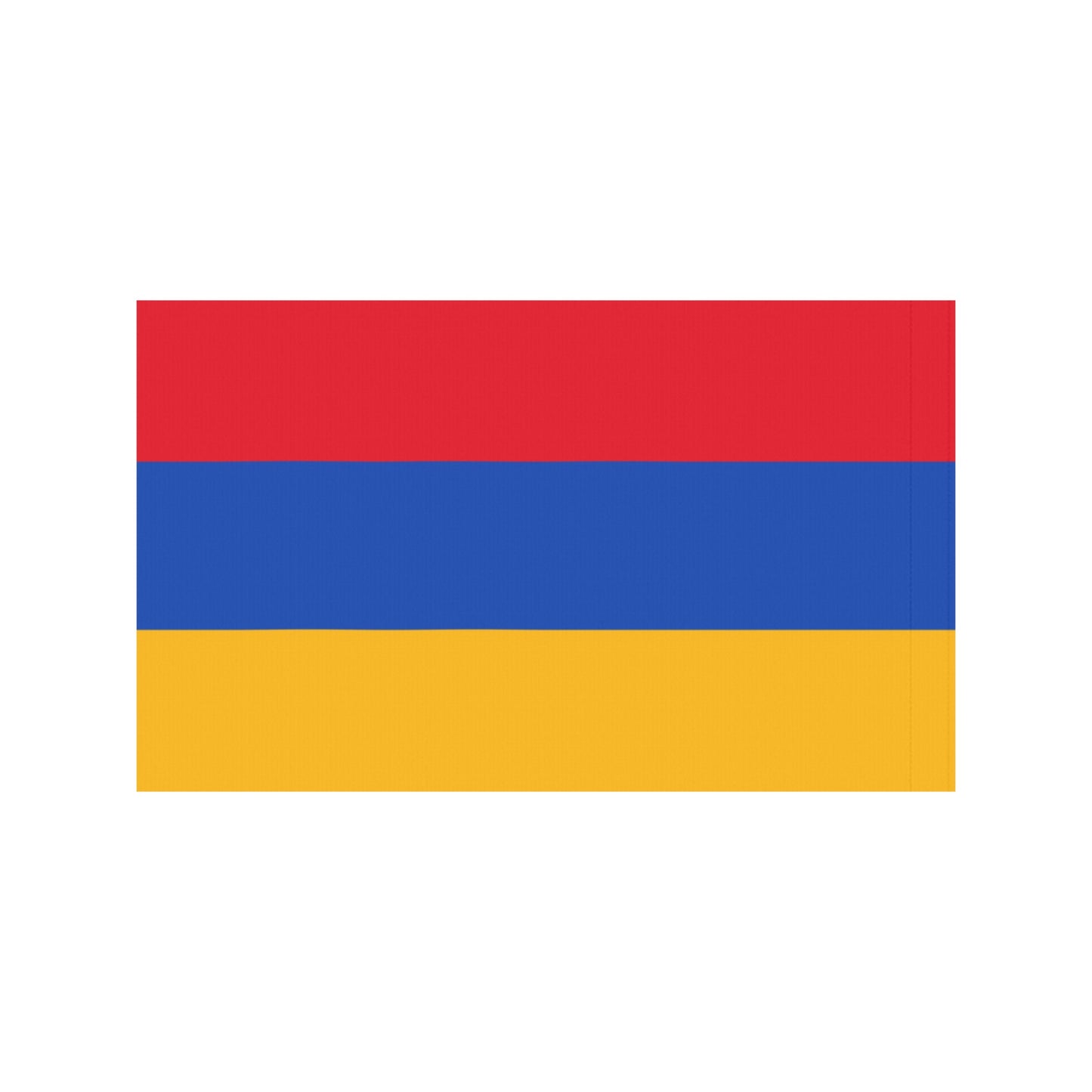 Armenian flag, red-blue-yellow stripes, by Luv My Flag.