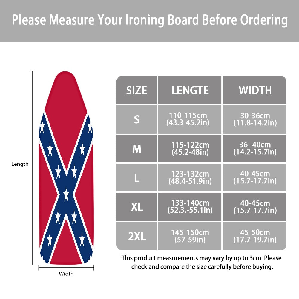 Confederate Battle Flag Ironing Board Cover