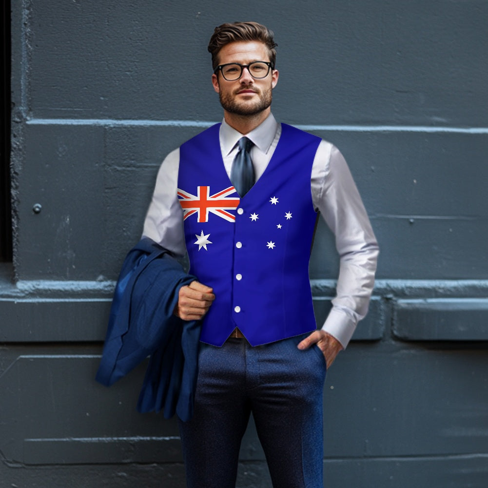 Australia Flag Suit vest jacket